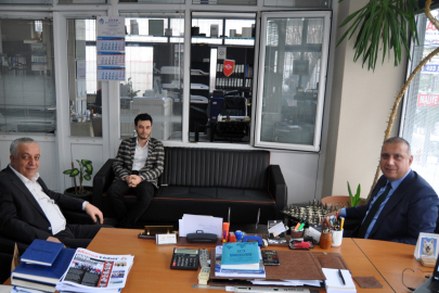 Tuzla Kaymakamı Gazetemizi ziyaret etti.