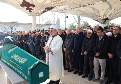 Cumhurbaşkanı Erdoğan, Kasım Yağcıoğlu’nın cenaze törenine katıldı