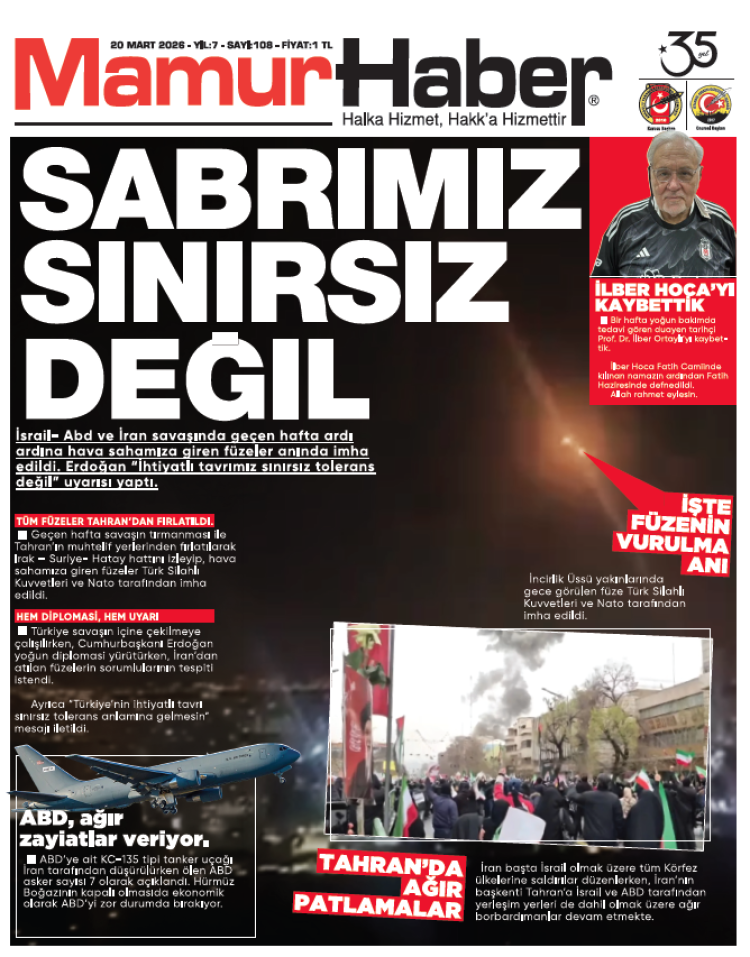 20 Mart 2026 Sayı 108